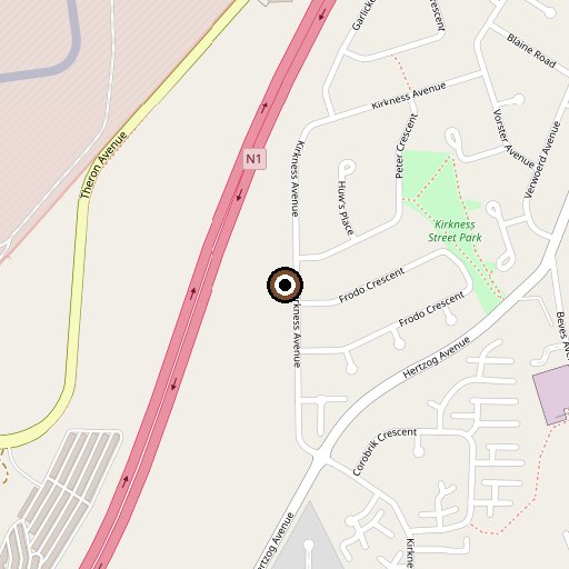 Map showing 49 Kirkness Lane, Pierre van Ryneveld
